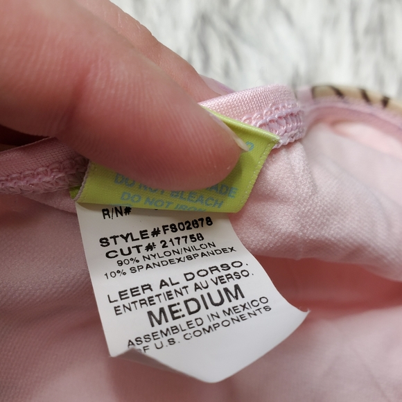 Swim Systems Bikini Bottom Pink Floral - Picture 7 of 7